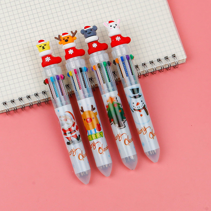 Wholesale Random Style Christmas Plastic Ballpoint Pen